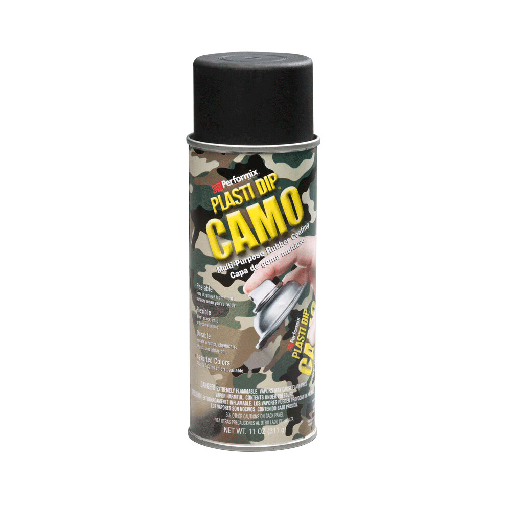 (Black) Plasti Dip Camo Spray Aerosol - Camouflage Hunting Paint