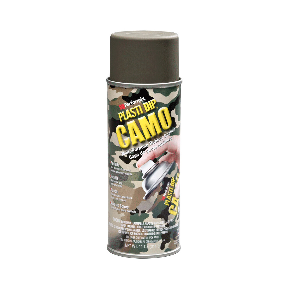 (Khaki Green) Plasti Dip Camo Spray Aerosol - Camouflage Hunting Paint