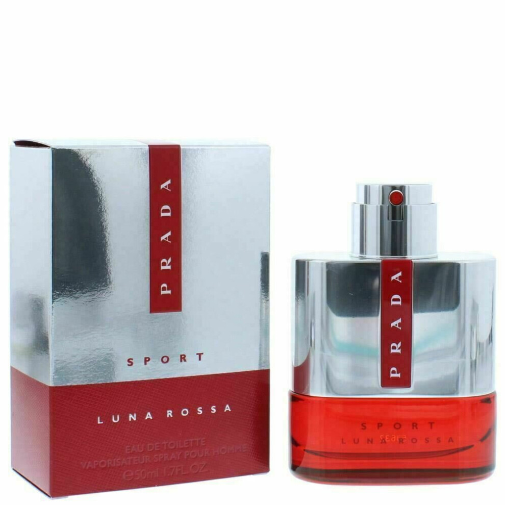 Prada Luna Rossa Sport 50ml Eau De Toilette Authentic Spray