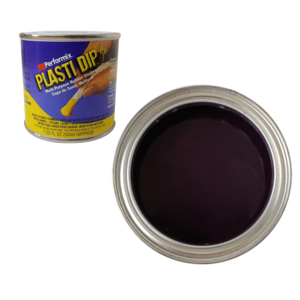 (Black Cherry) Plasti Dip Flexible Rubber Paint - Junior Can - 250ml