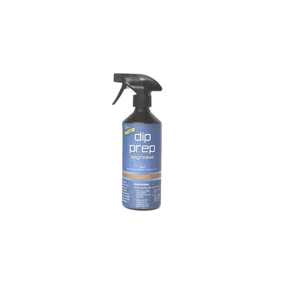 (500 ml) Dip Care - DIP PREP (DEGREASER) - Surface Cleaner for use before Plasti Dip