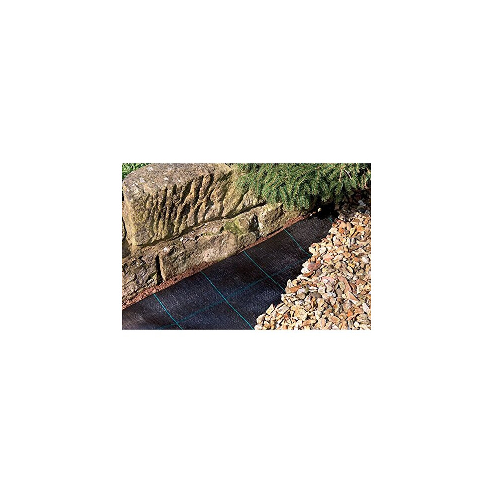 2M X 10M Heavy Duty Weed Control Fabric Mulch Membrane