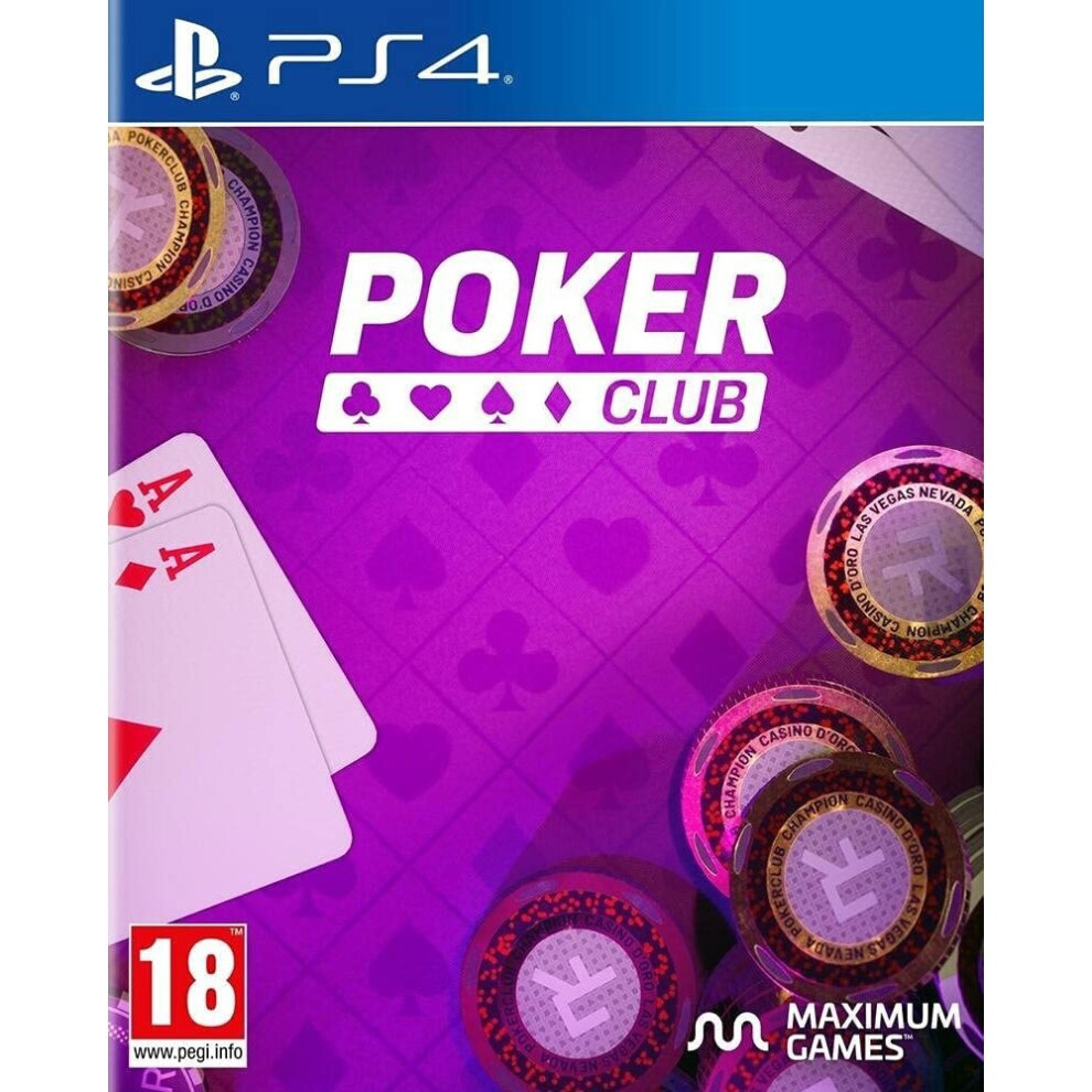 Poker Club | Sony Playstation 4 Ps4 | Video Game 5016488137867