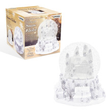 The Christmas Workshop 70799 White Townscape Musical Snow Globe