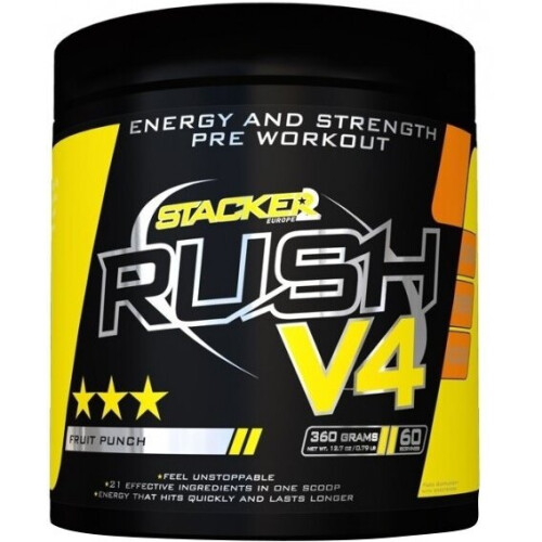 Rush V4, Fruit Punch - 360 grams