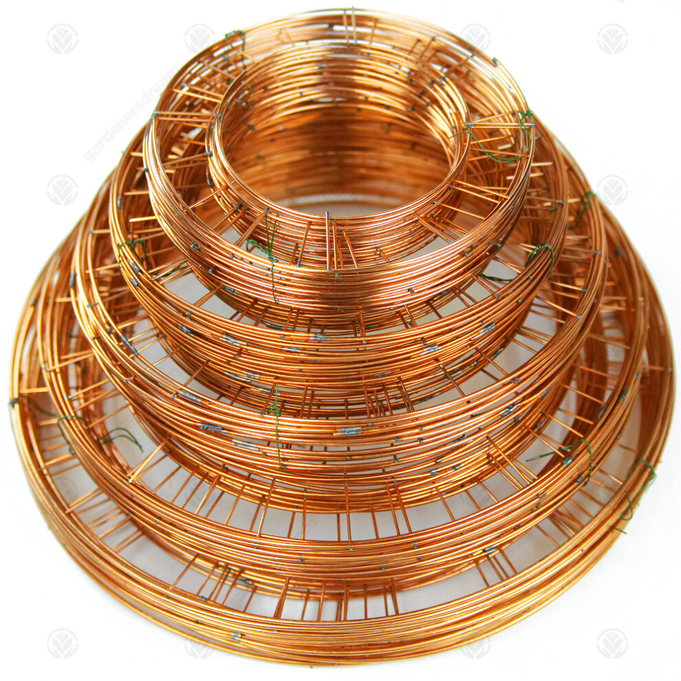 Gardeners Dream (10", 20) Flat Wire Wreath Rings - Christmas Crafting Floristry Making Frame Decoration