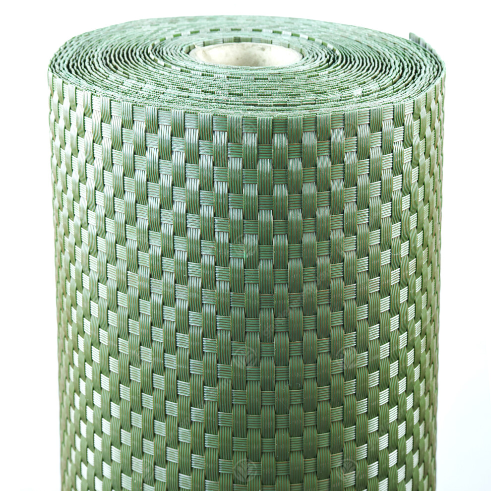 (Green, 10) Gardenersdream Rattan Privacy Screening Fence Border Guard Protection