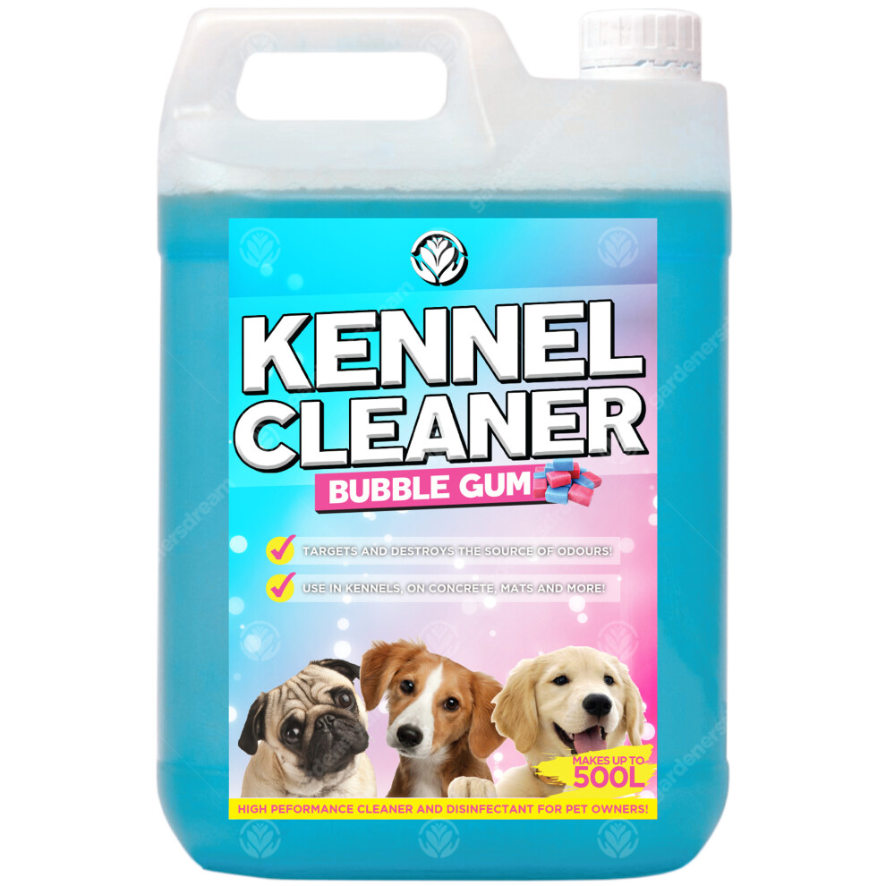 Gardeners Dream (Bubblegum) Gardenersdream Kennel Cleaner 5L - Safe Fresh Dog Cat Pet Odour Disinfectant