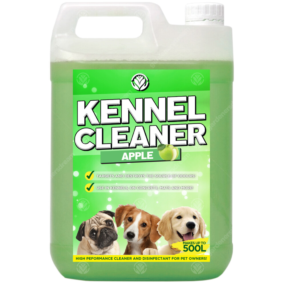 Gardeners Dream (Apple) Gardenersdream Kennel Cleaner 5L - Safe Fresh Dog Cat Pet Odour Disinfectant