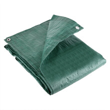(1.8M x 2.4M) GroundMaster 80Gsm Economy Green Durable Waterproof Groundsheet Cover Tarpaulin
