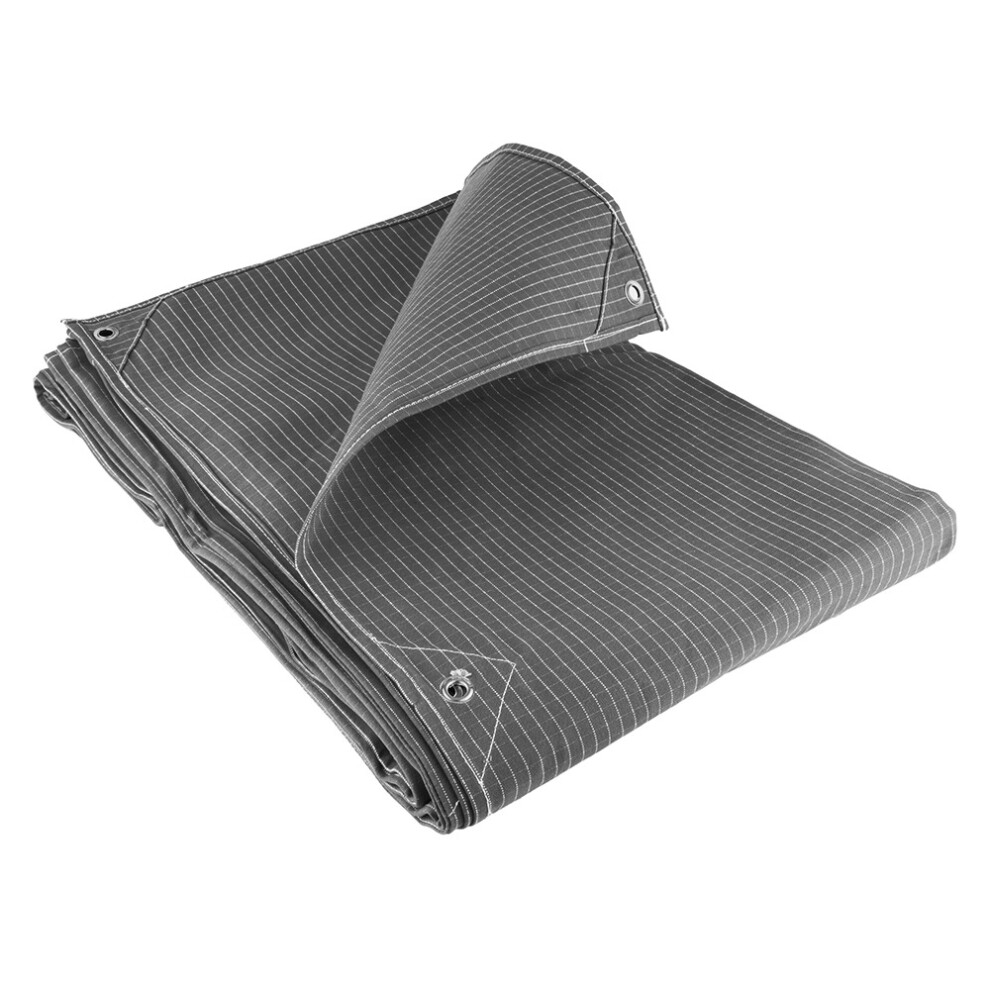 (1.8M X 3M) Groundmaster 17Oz Rip-Stop Canvas Tarpaulin - Heavy Duty Water Resistant Cover 5051641509655
