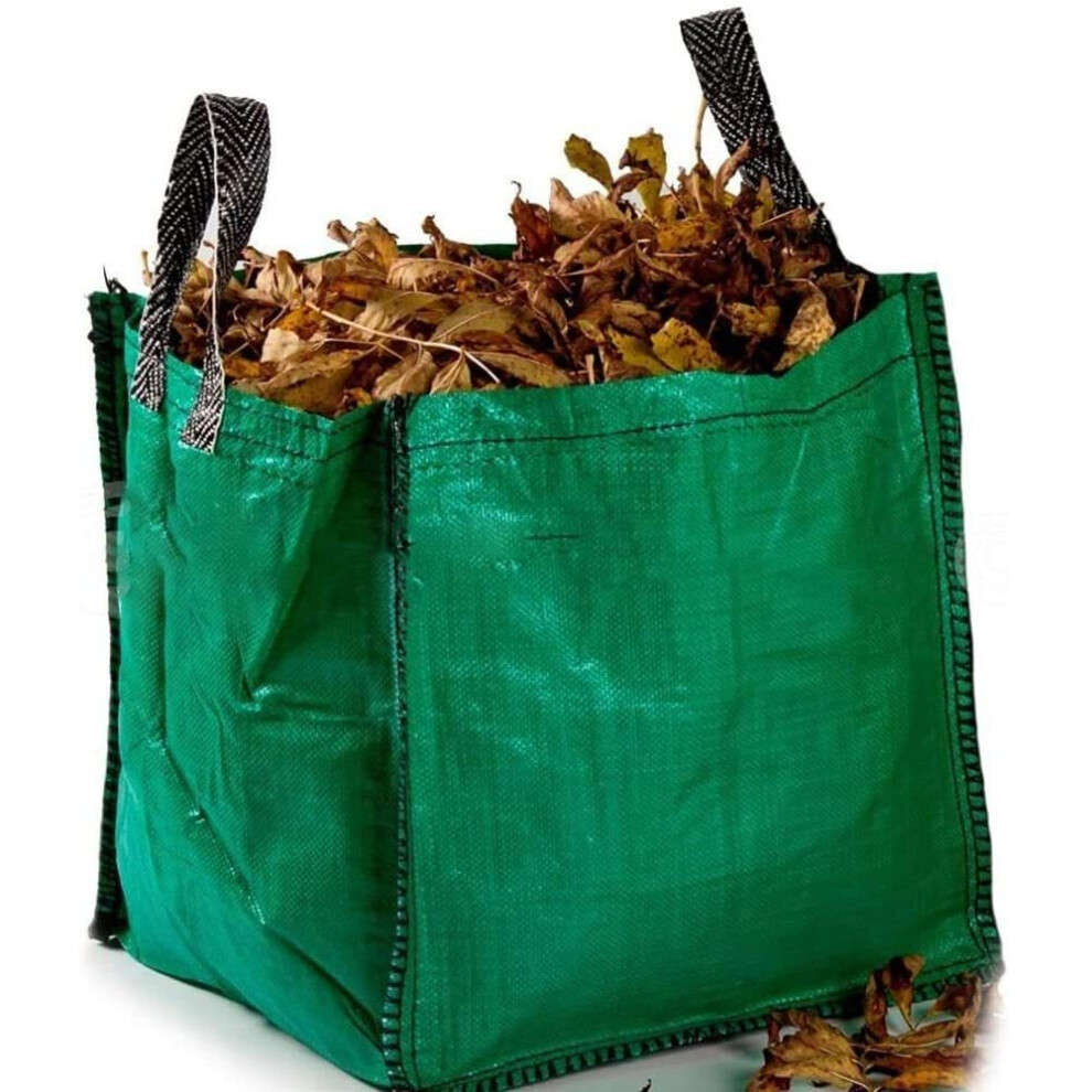 (15) Groundmaster 90L Garden Waste Bags - Heavy Duty Large Refuse Sacks With Handles