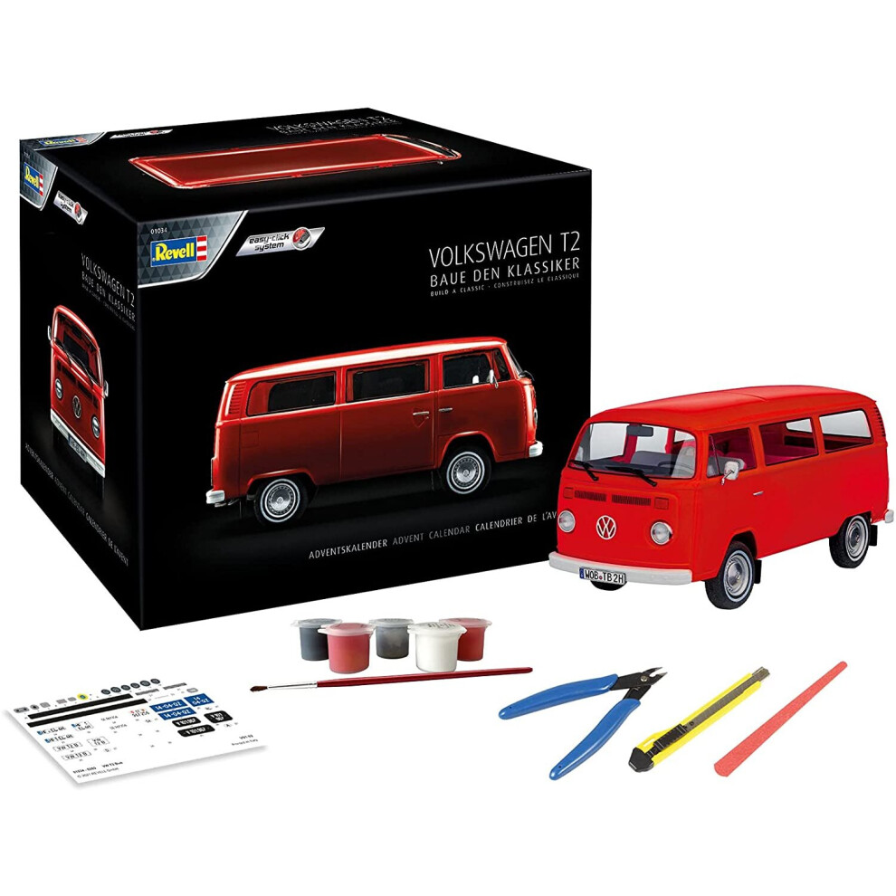 Revell 01034 Display Advent Calendar VW T2 Bus 2021