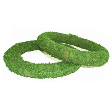 (12", 20) 8" 10" 12" 14" Round Padded Moss Effect Wreath Rings Christmas Holly Decoration