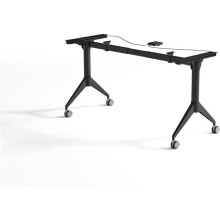 Lorell LLR60738 Training Table Base, Black