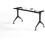 Lorell LLR60738 Training Table Base, Black 1