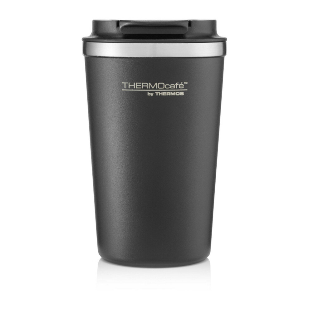 Thermos 340ml Slate Black Cool Touch Hot Cold Flip Lid Travel Flask Tumbler