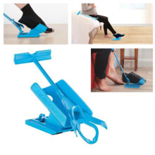 Sock Slider Aid Blue Helper Easy On / Easy Off Sock As Seen On Tv New