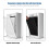 Costway HEPA Filter Activated Carbon Filter Air Purifier Replacement Filter 3
