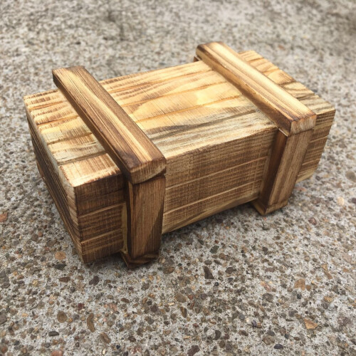 2018 Mini Magic how to open Wooden Secret Box Case Mini Compartment Intelligence Brain Teaser Puzzle 2