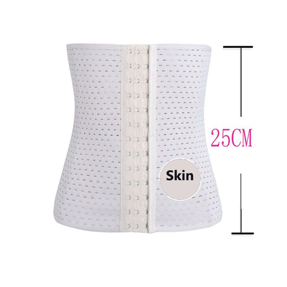 (Skin, 4XL) Corset Body Shaper Women Underbust Slimming Waist Trainer Shapewear Plus Size