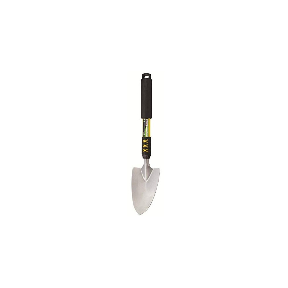 Hand Held Carbon Steel Gardening TROWEL with Soft Cushion Grip