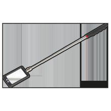 SEALEY - S0948 Telescopic Inspection Mirror 52 x 83mm with 2 LEDs