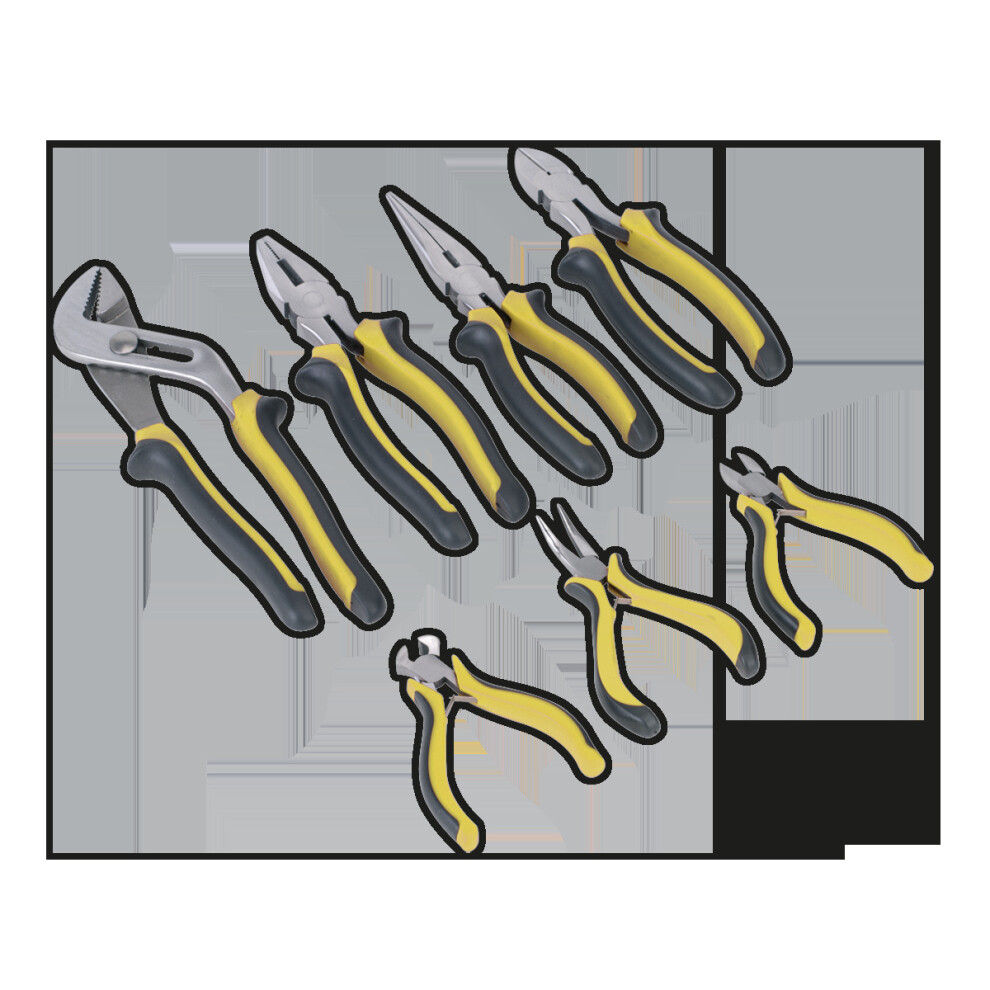 Sealey - S0757 Comfort Grip Pliers Set 7Pc Size 7