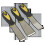 Sealey SEALEY - S0856 Scraper Set with Hammer Cap 3pc 1