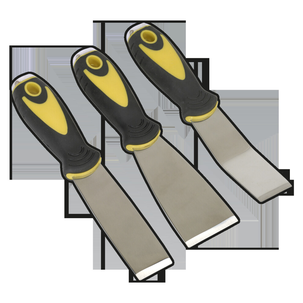 Sealey - S0856 Scraper Set With Hammer Cap 3Pc