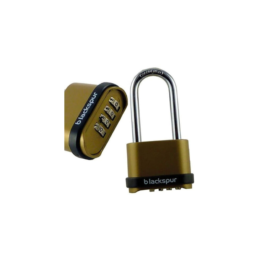 Metal 4 Digit Combination Padlock Resettable Security Code Lock