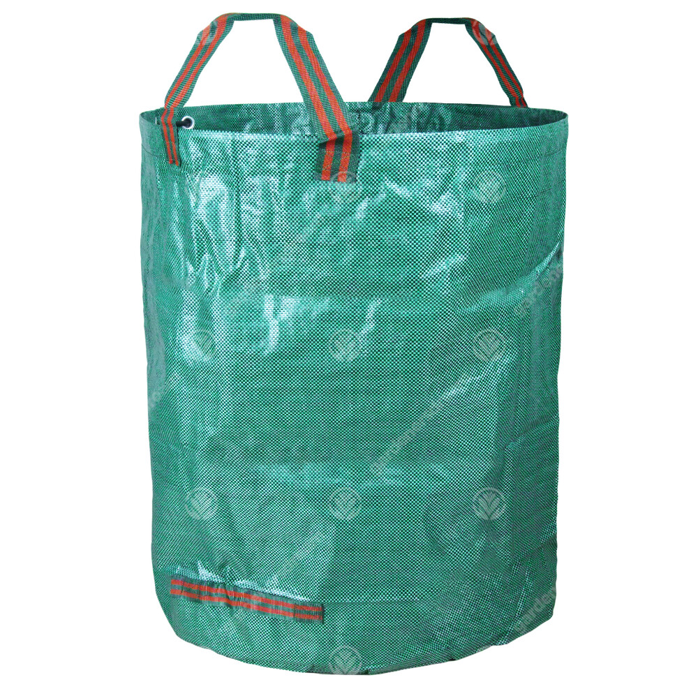 (300L) Gardenersdream 1 X Round Garden Waste Bag - Heavy Duty Reinforced Refuse Sack