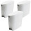 Pro-Kleen 3 x White Pedal Operated Sanitary Bin 20 Litre Capacity 1