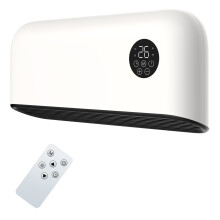 (White) Mylek Digital Electric Over Door Fan Heater 2kW