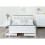(Single) Shanghai Pine Wooden Bed Frame White (No Drawers) 1