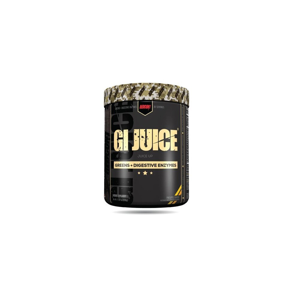 GI Juice - Greens + Digestive Enzymes, Pineapple Banana (EAN 810044570731) - 450 Grams