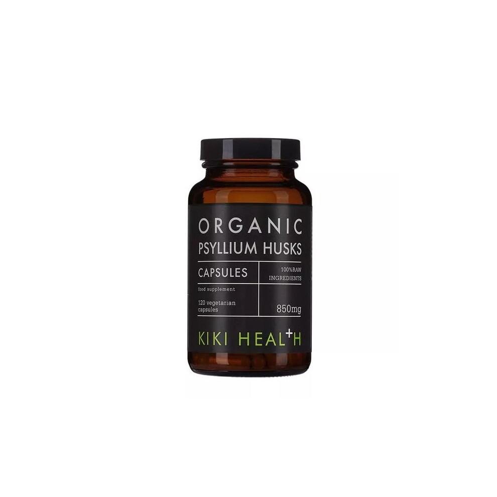 Kiki Health Psyllium Husks Organic - 120 Vcaps