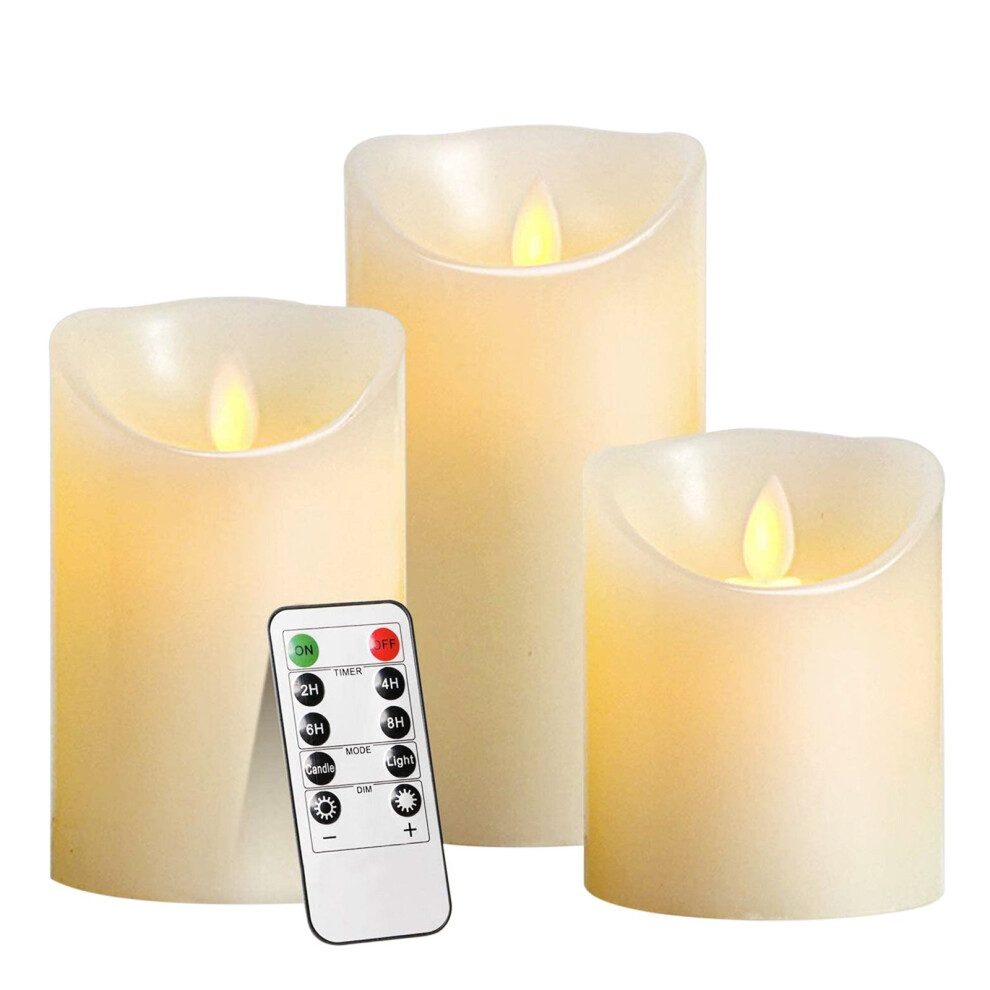 Denny International Flameless-Led-Candles-With-Remote