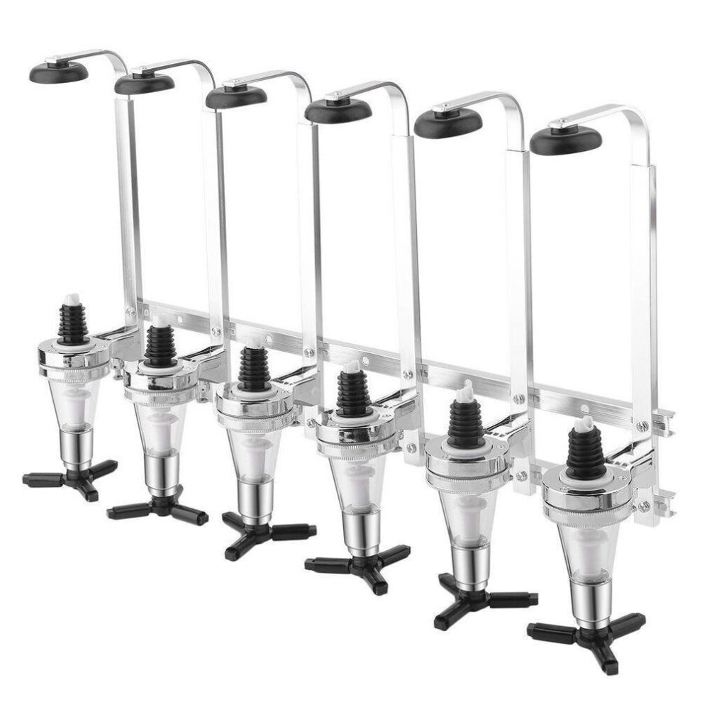 Denny International 6-Bottle-Wall-Mounted-Drink-Optic-Dispenser