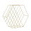 Premier Housewares Functional Hexagonal Basket, Stylish Wireframe Basket For Kitchen, High Quality Contemporary Basket 2