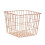 Premier Housewares Stylish Sturdy Square Basket, Functional Wireframe Basket For Kitchen, High Quality Contemporary Basket 2