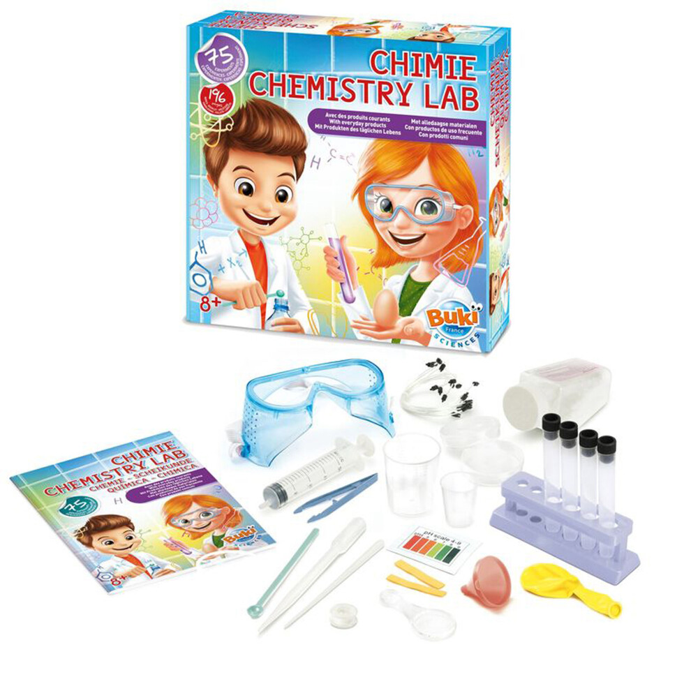 Buki Chemistry Set With 75 Experiments