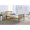 (Single) Somerset Pine Wooden Bed Frame Waxed 1
