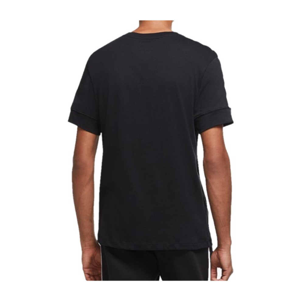 Nike (, S) Mens Nsw Repeat Crew Neck T Shirt Tee Top Black