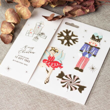 12 Nutcracker Christmas Gift Tags, Festive Gift Wrapping Labels, Christmas Nutcracker Gifts, Christmas Gift Tags