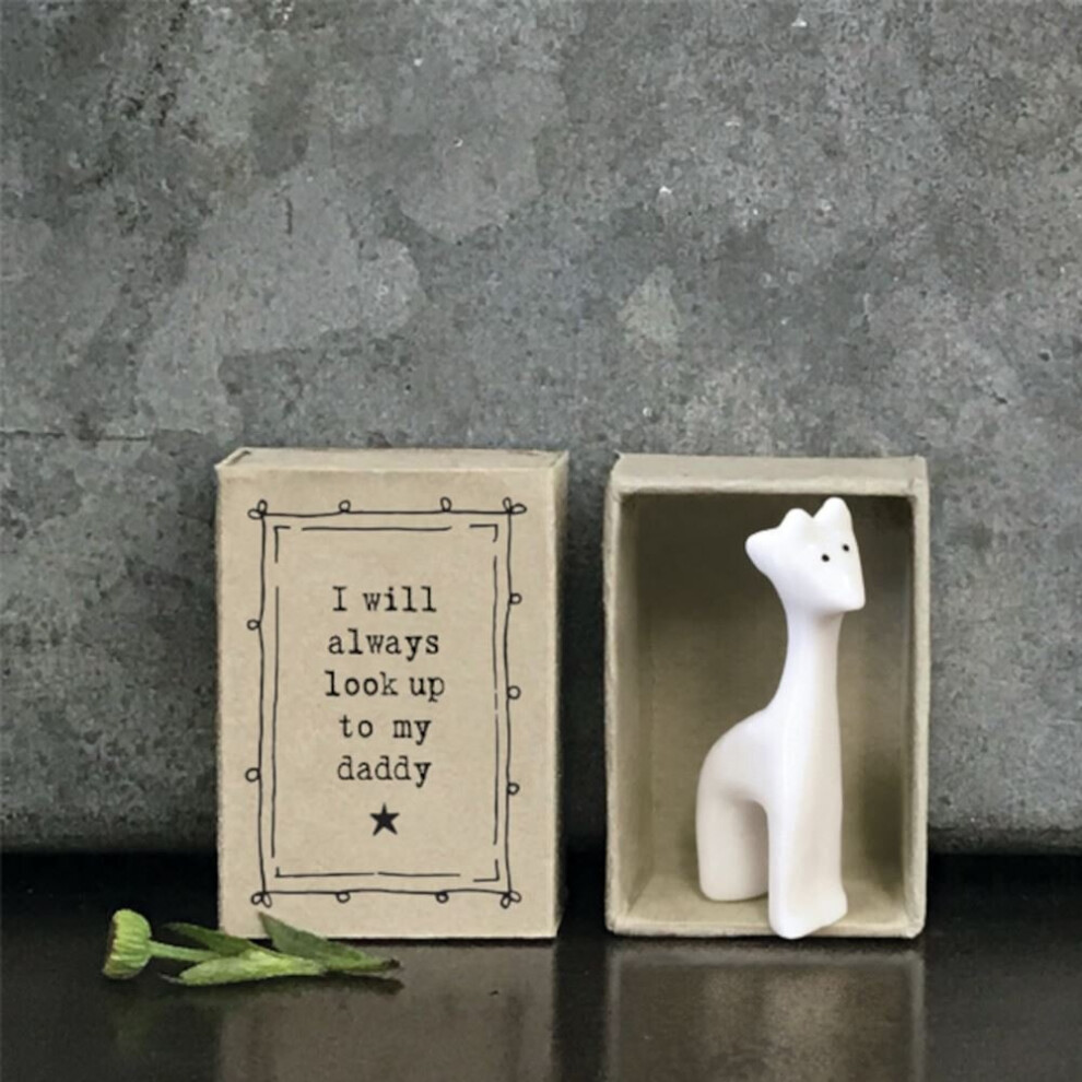 East Of India Porcelain Giraffe Matchbox Keepsake Gift Porcelain Gift, Home Dãcor, Porcelain Gift Keepsake, Birthday Gift