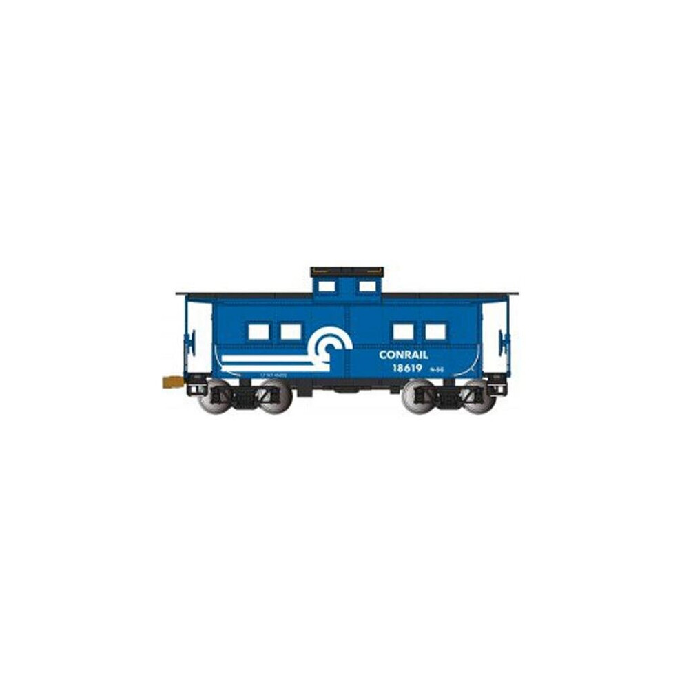 Bachmann BAC16822 HO NE Steel Caboose CR No.18619 Model Train, Blue