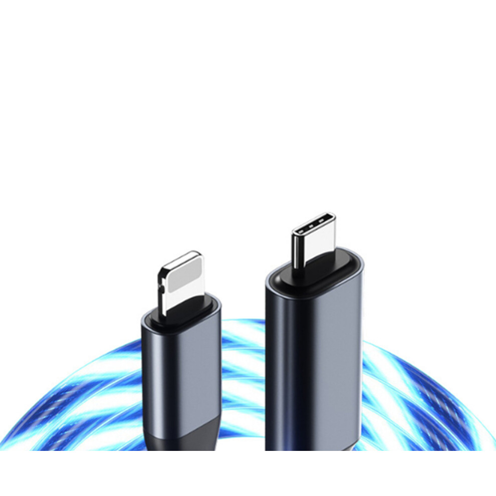 I31 20W Smart Pd Fast Charging Streamer Data Cable Luminous Data Cable Super Fast Charging Cable For Iphone 13 774048914345