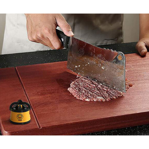 Household Kitchen Tools Mini Yellow Duck Sucker Sharpener Small Double-sided Sharpening Stone Suction Cup Quick Sharpening Stone 1