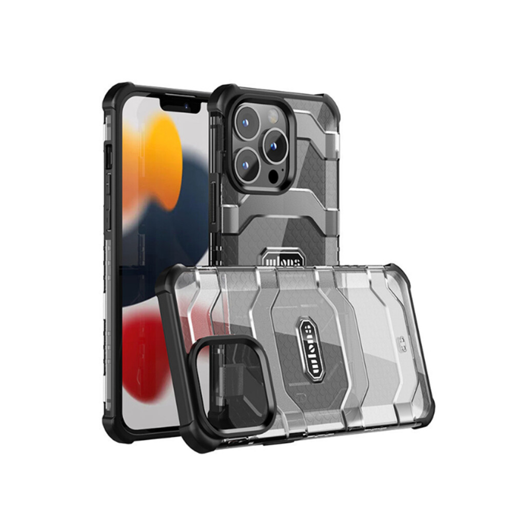 F16 1Pcs All-Inclusive Airbag Anti-Drop Transparent Mobile Phone Case Personalized Protective Leather Case For Iphone 13 Pro 6.1 Inch 774048913898
